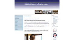 Desktop Screenshot of aikidozoetermeer.nl